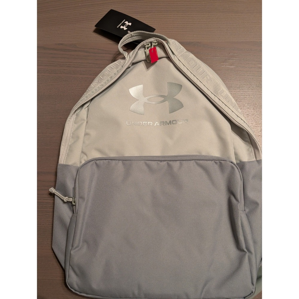 NWT Under Armour Essentials Backpack 15" Laptop Sleeve Mint Green Grey